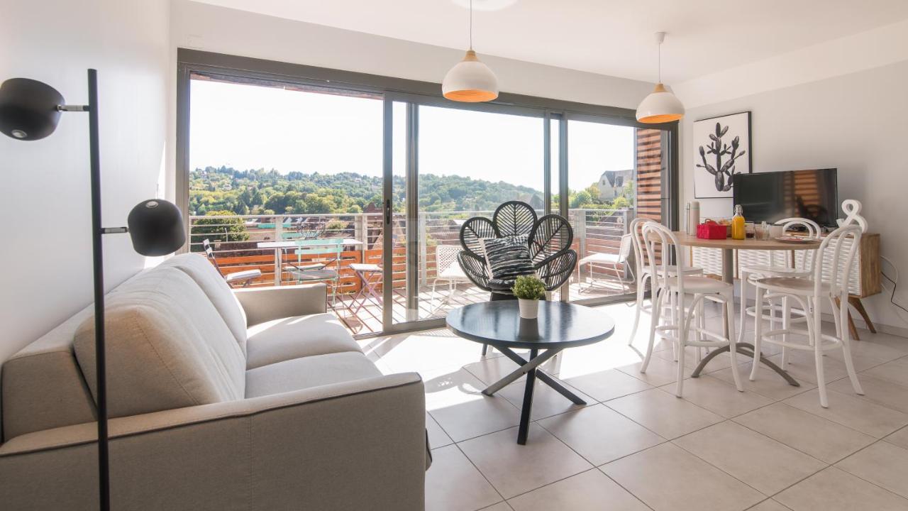 Le Coquet Avec Balcon Terrasse Et Parking Prive Lejlighed Sarlat-la-Canéda Eksteriør billede